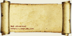 Hana Vunić vizit kartica